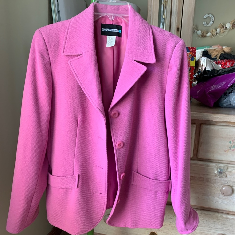 Pink blazer Size 12